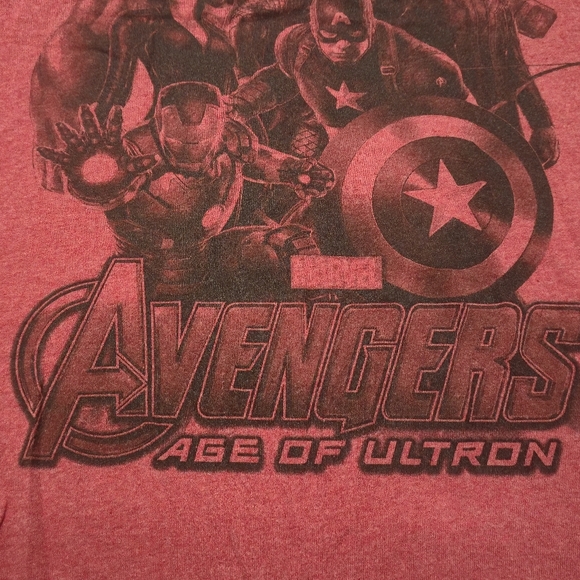 MARVEL "Avengers Age of Ultron"  Red Graphic T-Shirt Mens Size XXL - Picture 7 of 14